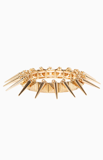 Spikes and Studs Bracelet Slide 1