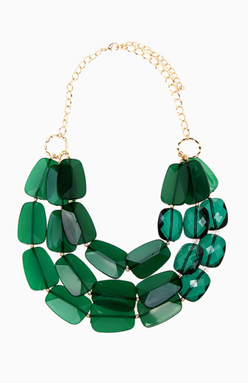 Faceted Stones Necklace Slide 1