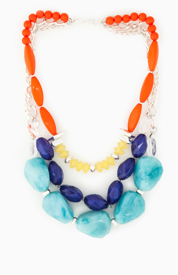 Tropical Beaded Necklace Slide 1
