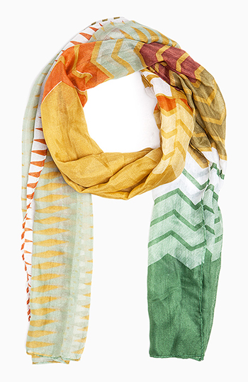 Muted Zig-Zag Scarf Slide 1
