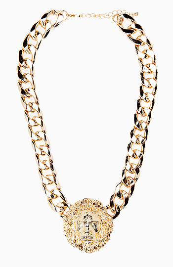 Lion Chain Necklace Slide 1