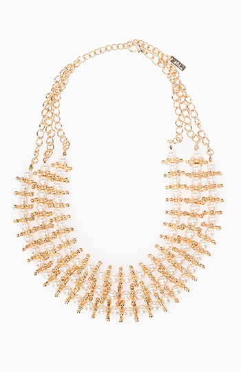 Pearls and Jacks Necklace Slide 1