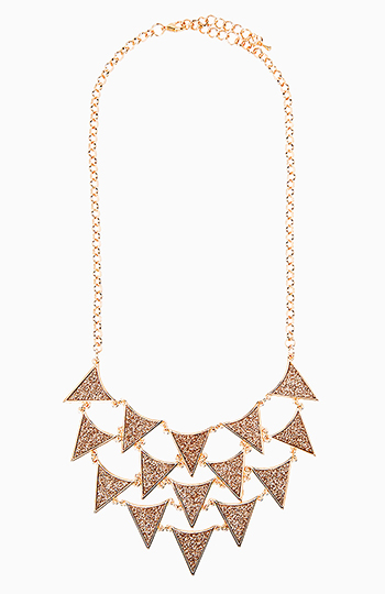 Glitter Spike Necklace Slide 1