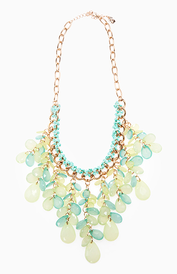 Tropical Fringe Necklace Slide 1
