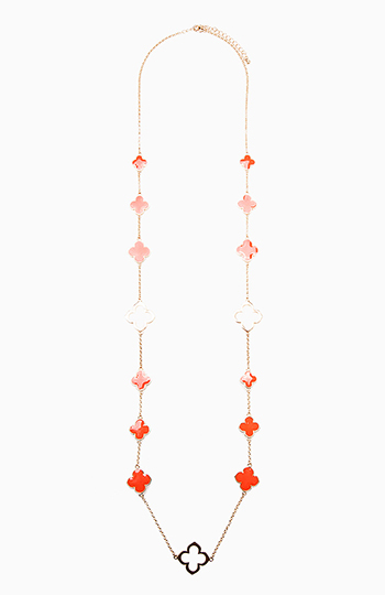 Colorful Clover Necklace Slide 1