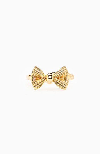 Mesh Bow Midi Ring Slide 1