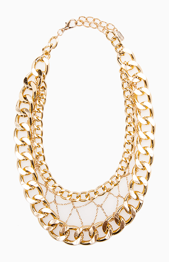 Chain Web Necklace Slide 1