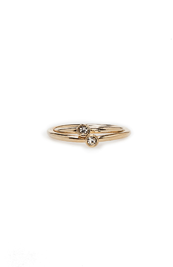 DAILYLOOK Sparkling Solitaire Ring Set Slide 1