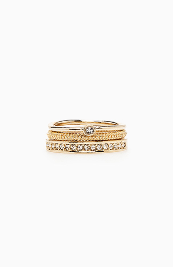 DAILYLOOK Mixed Band Ring Set Slide 1