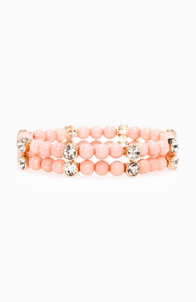 Crystal Candy Bracelet in Pink DAILYLOOK