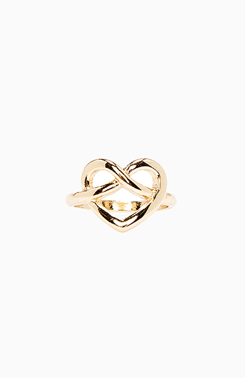 Infinity Heart Ring Slide 1