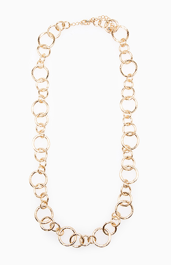 Linked Rings Necklace Slide 1