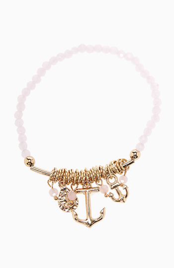 Anchor Charm Bracelet Slide 1