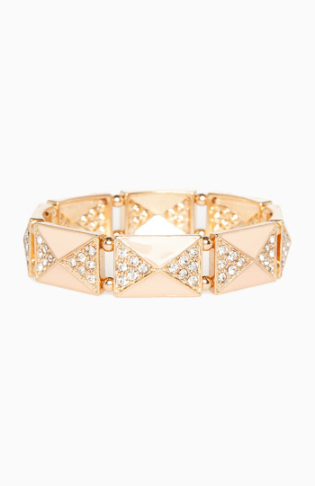 Art Deco Pyramid Bracelet Slide 1