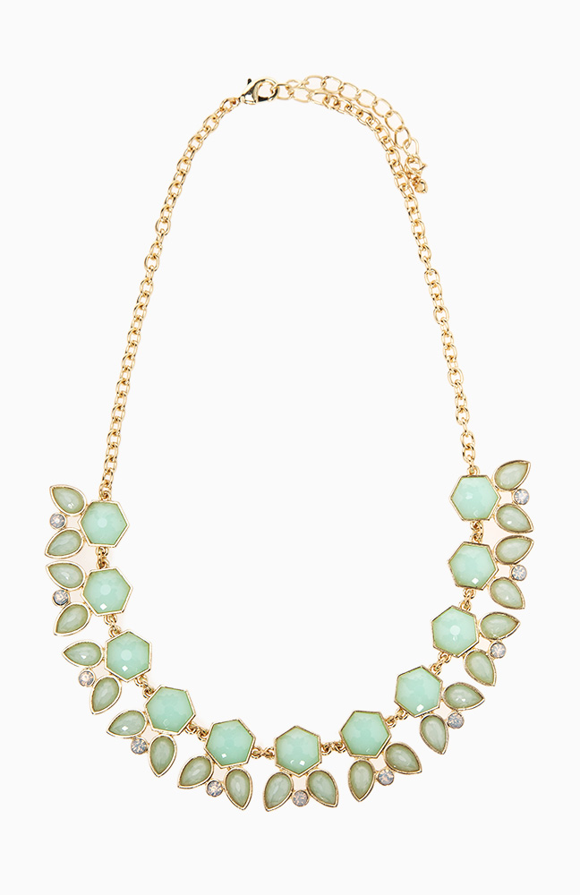 Stone Garden Necklace in Mint DAILYLOOK