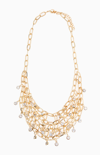 Hammered Chainmail Necklace Slide 1