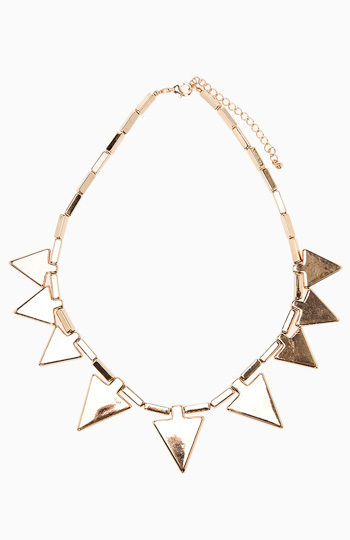 Polished Arrow Necklace Slide 1