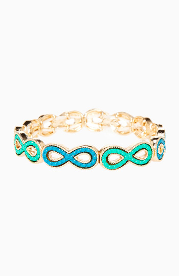 Colorful Infinity Bracelet Slide 1