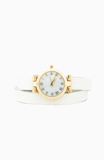 Chic Leatherette Wrap Watch Slide 1
