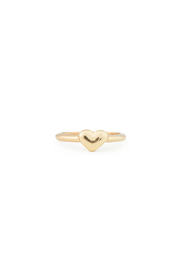 Heart of Gold Midi Ring Slide 1