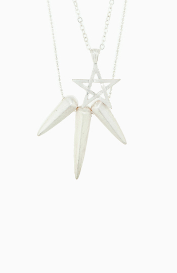DAILYLOOK Spike and Star Necklace Slide 1