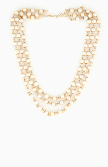 Layered Pearl Necklace Slide 1