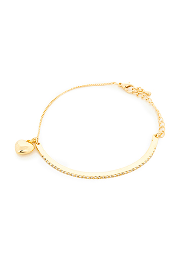 DAILYLOOK Delicate Gold Bar Bracelet Slide 1