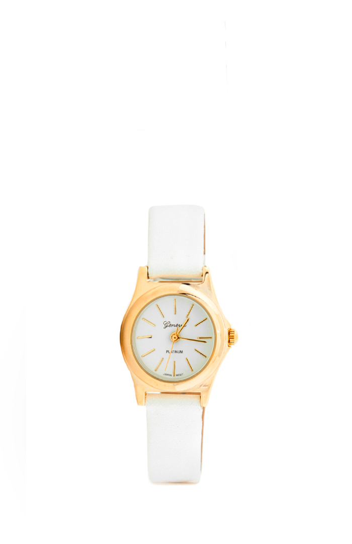 Classic Women's Watch in White DAILYLOOK