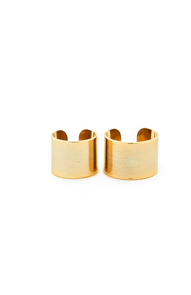 Finger Cuff Ring Set in Gold DAILYLOOK