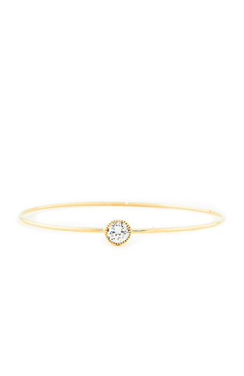 DAILYLOOK Solitaire Crystal Bangle Bracelet Slide 1