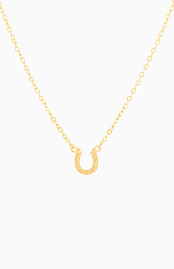 Mini Horseshoe Necklace Slide 1