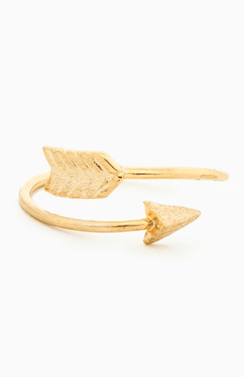 Curved Arrow Ring Slide 1
