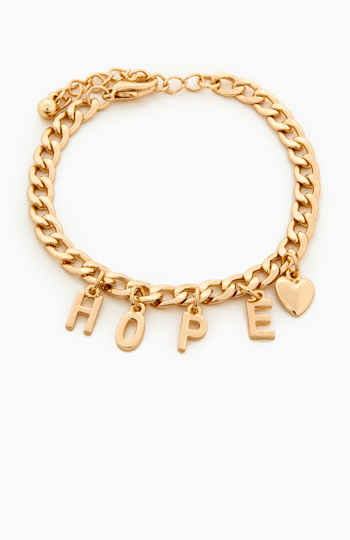 Hope Charm Bracelet Slide 1