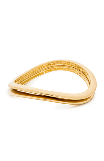 DAILYLOOK Warped Bangle Bracelet Set Slide 1