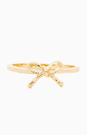 Delicate Bow Ring Slide 1