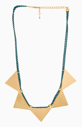 Triangle Rope Necklace Slide 1