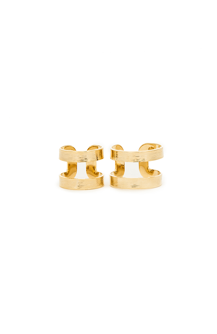 DAILYLOOK Double Band Ring Set in Gold | DAILYLOOK
