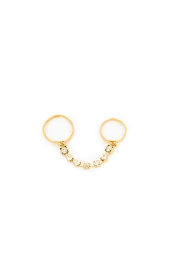 Sparkling Chain Ring Duo Slide 1