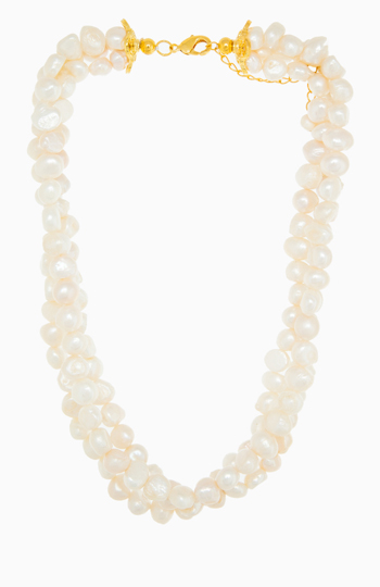 DAILYLOOK Freshwater Layered Pearl Necklace Slide 1