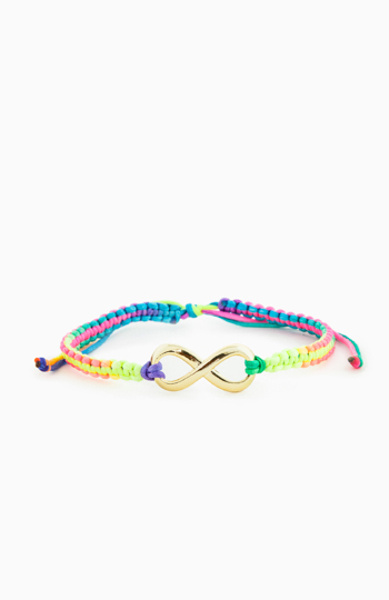 Infinity Rainbow Friendship Bracelet Slide 1