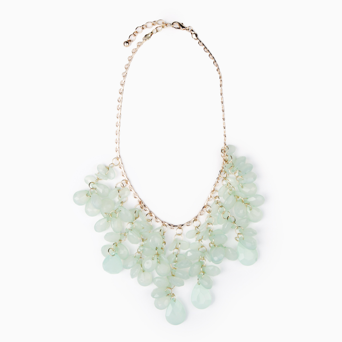 Gathering Stones Necklace in Mint DAILYLOOK