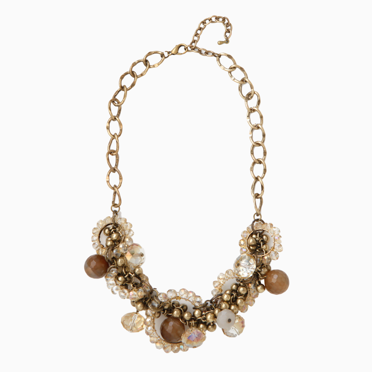 Circus Beaded Necklace in Gold | DAILYLOOK