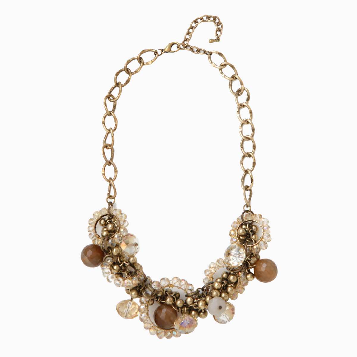 Circus Beaded Necklace in Gold DAILYLOOK