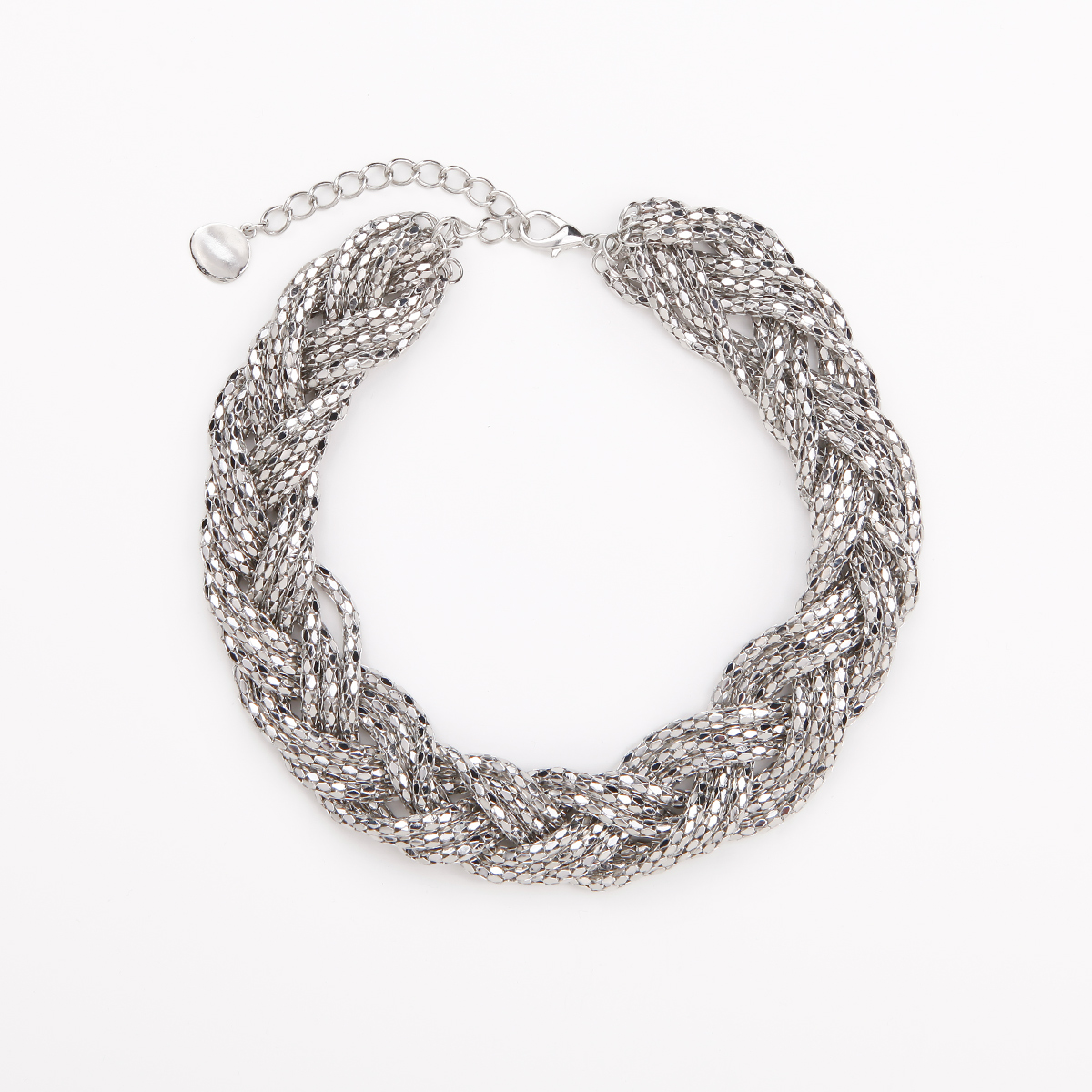 Shining Time Chain Necklace in Silver | DAILYLOOK