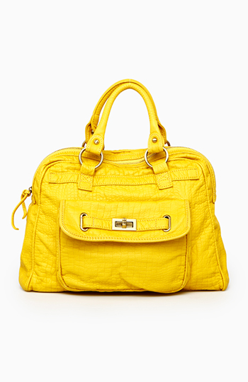 canary yellow purse