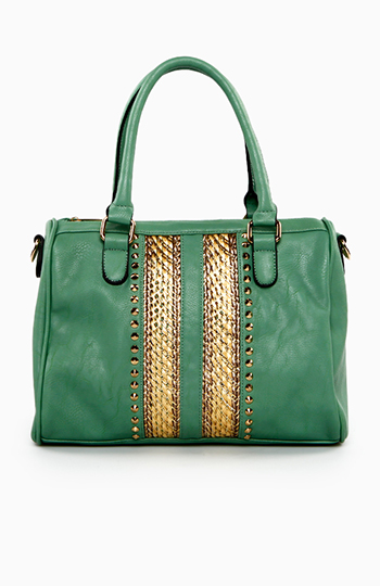 Woven Detailed Bag Slide 1