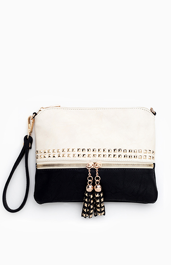 Piano Studded Clutch Slide 1