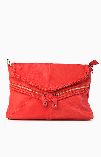 Braided Envelope Clutch Slide 1