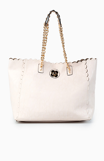 Scalloped Edge Tote Slide 1