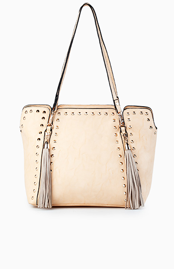 Stud and Tassel Purse Slide 1